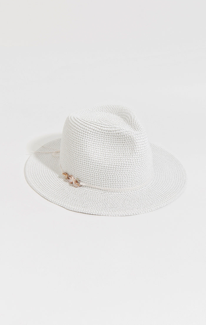 Kyla Hat - White/silver