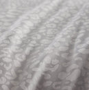 Leopard Jacquard Duvet Cover Set - Dove Grey