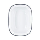 20cm Enamel Rectangular Pie Dish