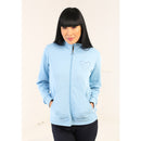 Layla Zip Top - Sky Blue