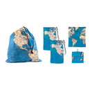 Travel Map Laundry Bags