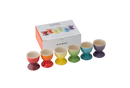 Rainbow Set of 6 Egg Cups