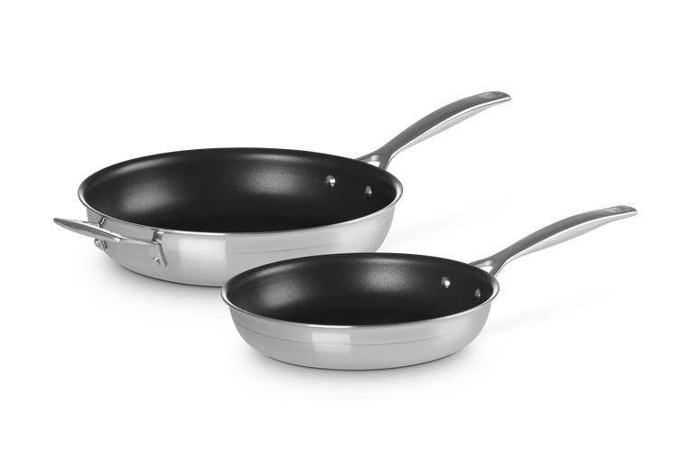CHEFS SPECIAL PRICE - 3-Ply 2-Piece Frying Pan Set 24cm & 28cm