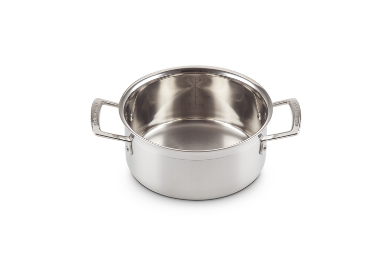 Cooks Special Price - 3-ply Shallow Casserole 24cm