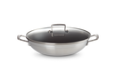 3-Ply 30cm Wok & Glass Lid