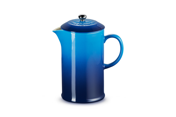 Cafetiere with Metal Press - Azure