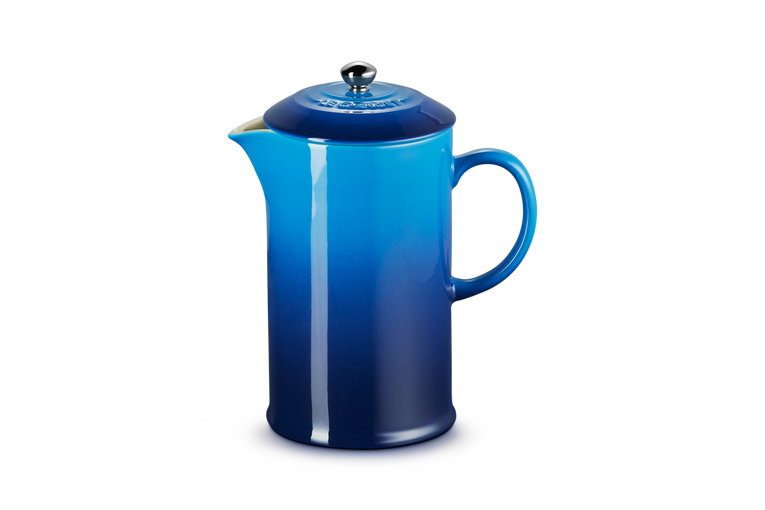 Cafetiere with Metal Press - Azure