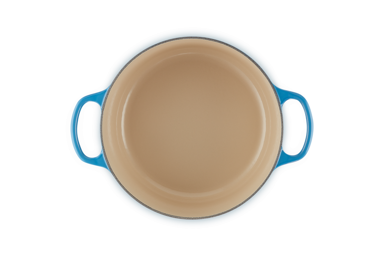 Signature Cast Iron Round Casserole 24cm - Azure