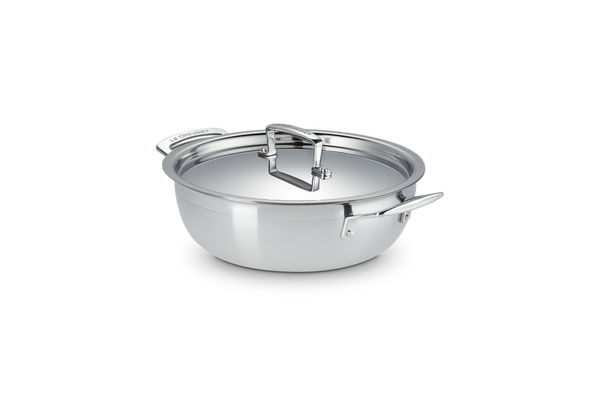 CHEFS SPECIAL PRICE - 3-Ply Non-Stick Chefs Casserole 24cm