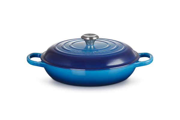 Signature Cast Iron Shallow Casserole 30cm - Azure