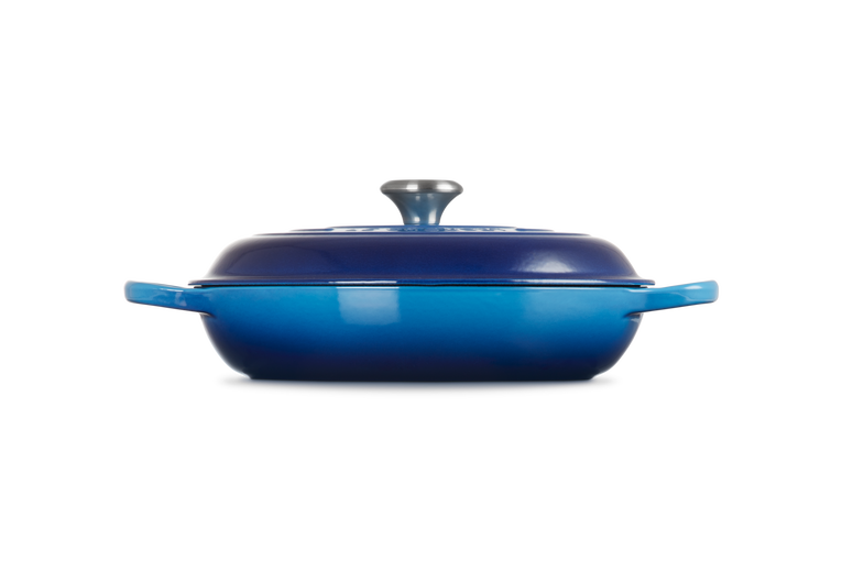 Signature Cast Iron Shallow Casserole 30cm - Azure