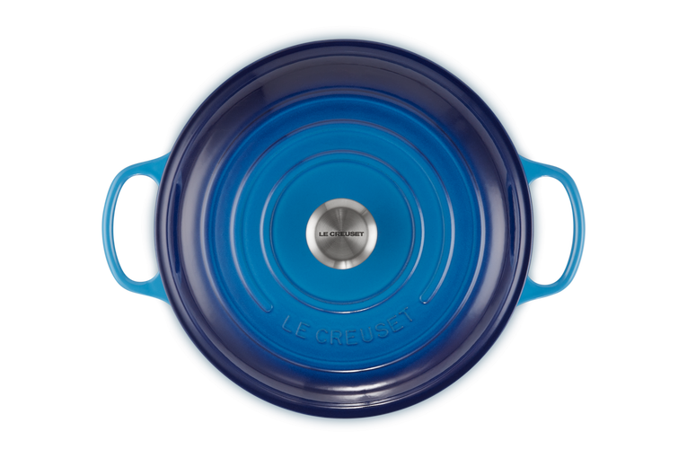 Signature Cast Iron Shallow Casserole 30cm - Azure