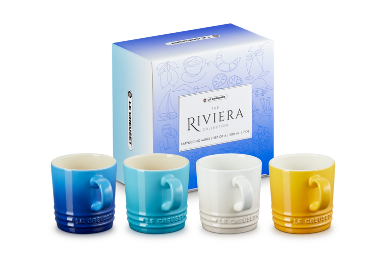 Riviera Set of 4 Cappuccino Mugs
