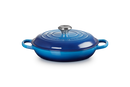 Signature Cast Iron Shallow Casserole 26cm - Azure