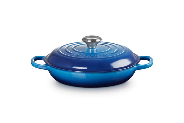 Signature Cast Iron Shallow Casserole 26cm - Azure