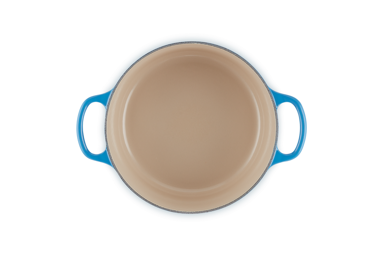 Signature Cast Iron Round Casserole 22cm - Azure