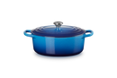 Le Creuset Signature Cast Iron Oval Casserole 27cm - Azure