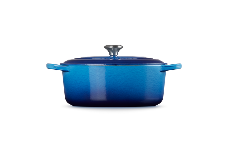 Le Creuset Signature Cast Iron Oval Casserole 25cm - Azure