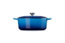 Signature Cast Iron Oval Casserole 29cm  - Azure