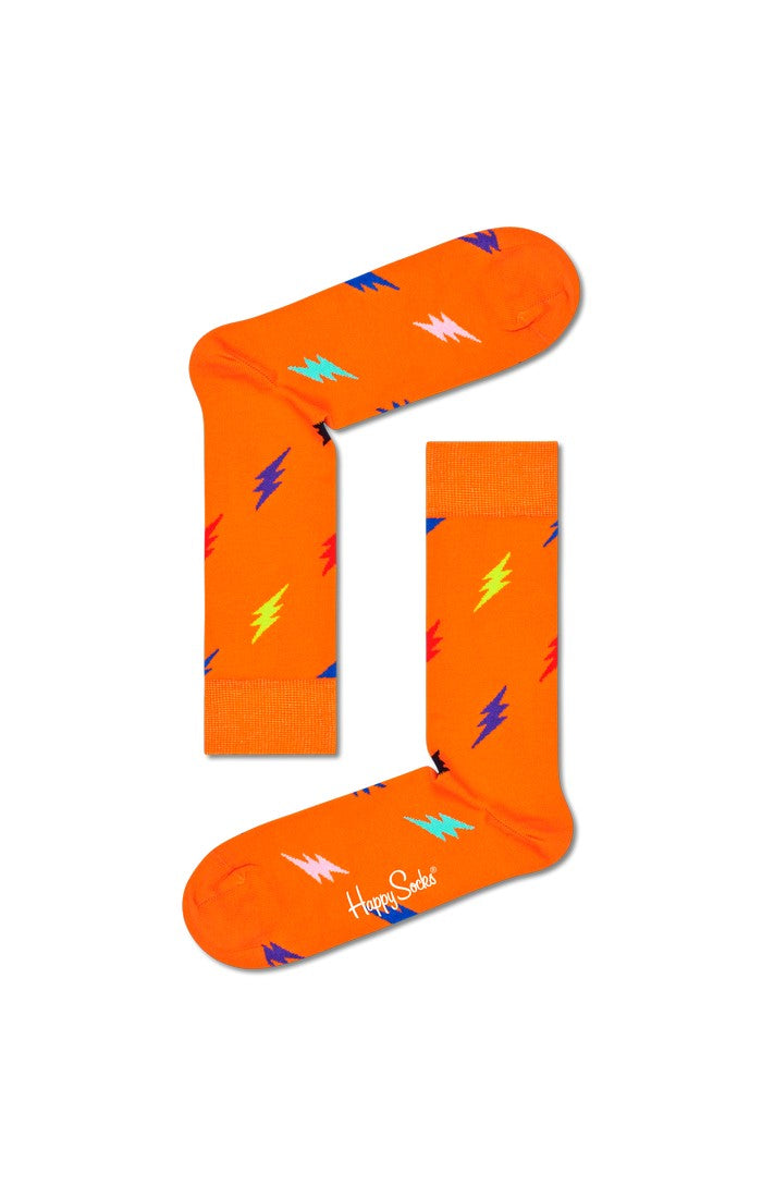 Lightning Sock - Orange