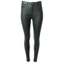 Lorraine Leather Jean - Khaki