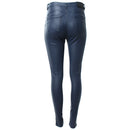 Lorraine Leather Jean - Navy
