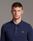 Long Sleeve Polo - Navy