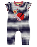 Applique Ladybug Playsuit - Multi