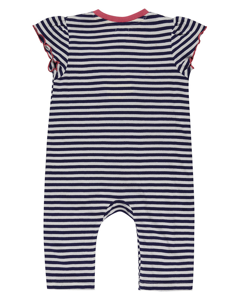 Applique Ladybug Playsuit - Multi