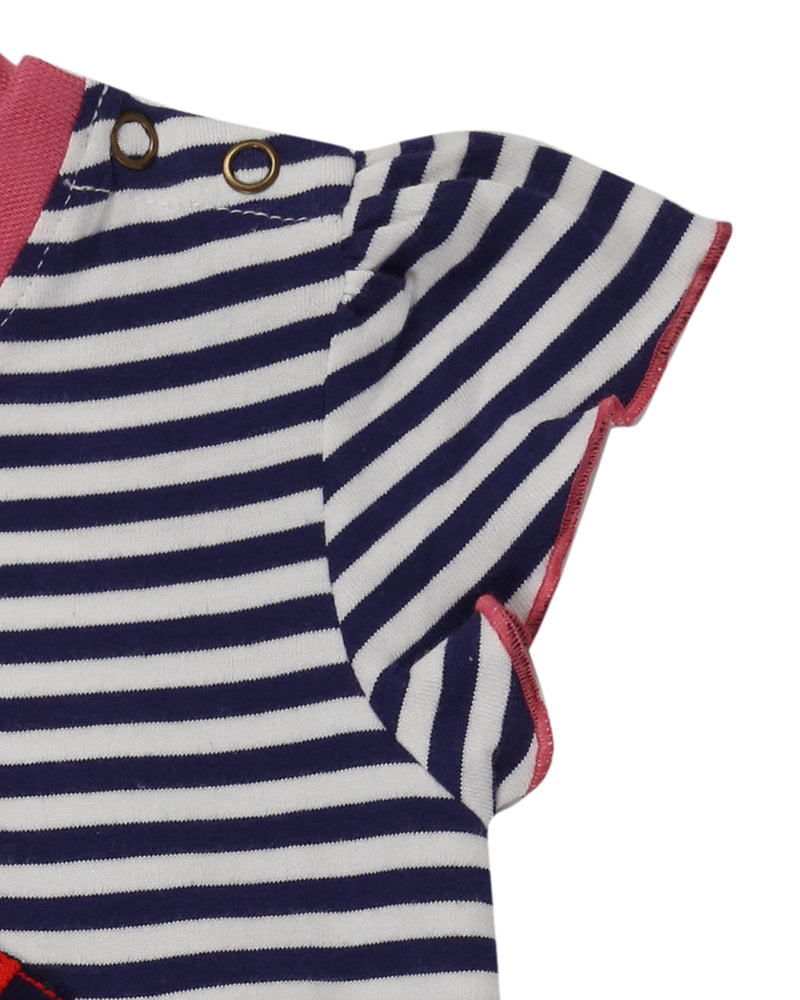 Applique Ladybug Playsuit - Multi