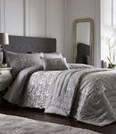 Portfolio Lucien Quilted Throw 200x230 Silver