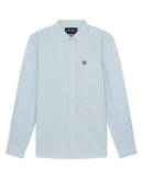 Slim Fit Gingham Shirt - Deck Blue/white