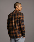 Check Flannel Shirt - Jet Black