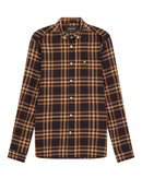 Check Flannel Shirt - Jet Black