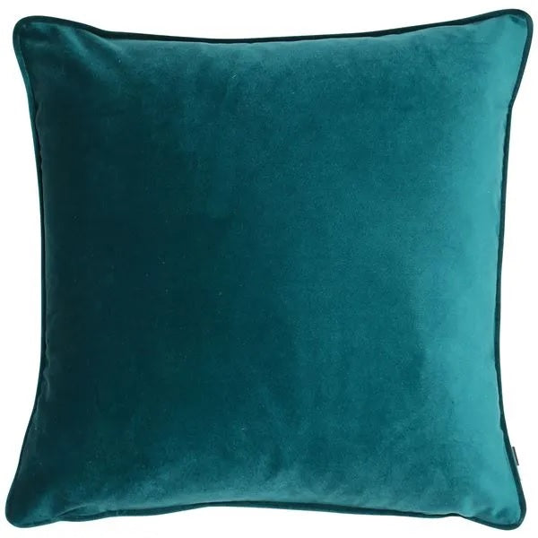 Large Luxe Cushion with Piping - Teal