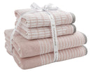 Larsson Geo Towel Bale - Blush
