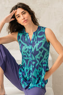 Lastres Blouse - Turquoise