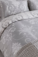 Josette Duvet Cover Set - Steel