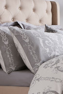 Josette Duvet Cover Set - Steel