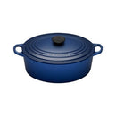 Signature Cast Iron Oval Casserole 29cm - Cobalt