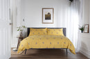 Leopard Duvet Cover Set - Ochre