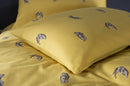 Leopard Duvet Cover Set - Ochre