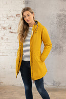 Iona Long Hooded Jacket - Sunrise