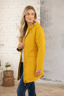 Iona Long Hooded Jacket - Sunrise