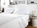 500TC Cotton Sateen Pillowcase (Pair) - Snow