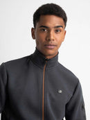 Zip Sweater - Raven Grey