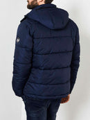 Hooded Padded Jacket - Deep Capri