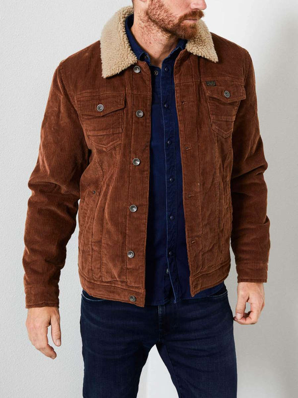 Cord Trucker Jacket - Truffle