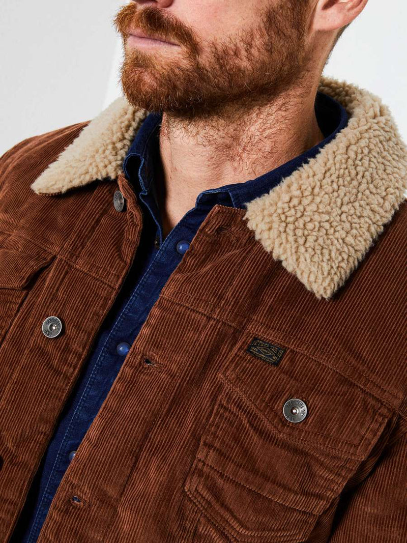 Cord Trucker Jacket - Truffle