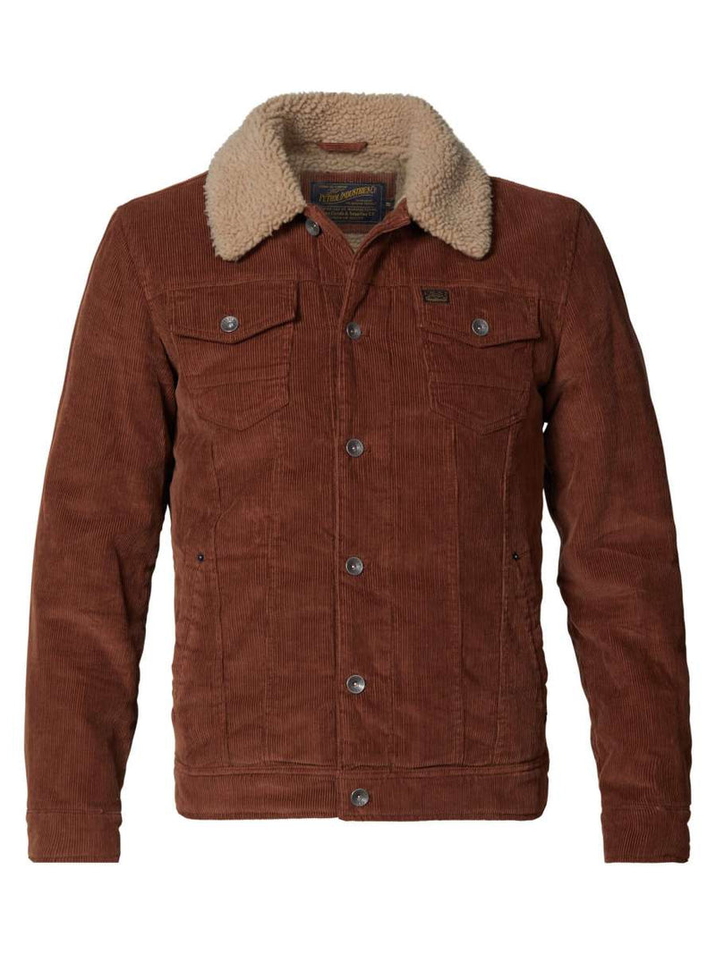 Cord Trucker Jacket - Truffle